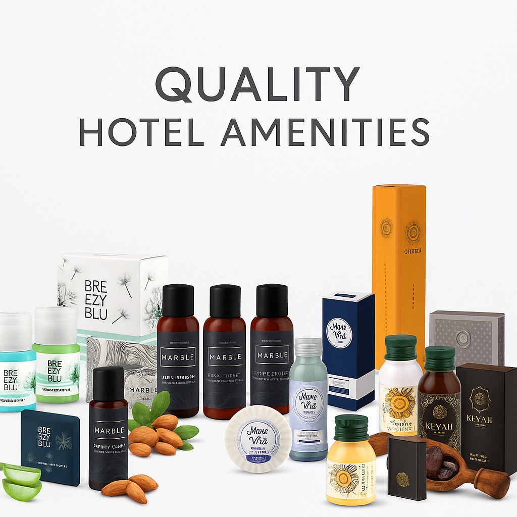 Home quality hotel amenities banner