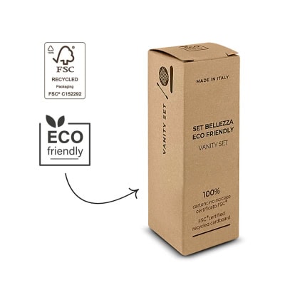 vanity set fsc ® cardboard box eco friendly